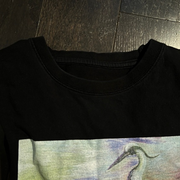 Heron Preston Oversized Heron Graphic T-Shirt Black/Multicolor MEDIUM mens - Picture 10 of 10